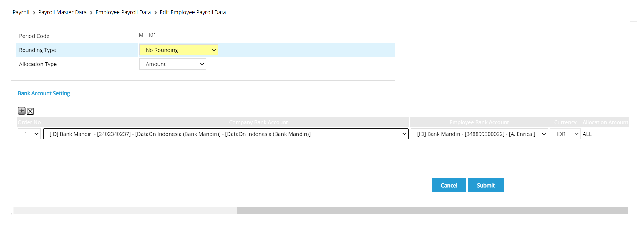 Editable Field